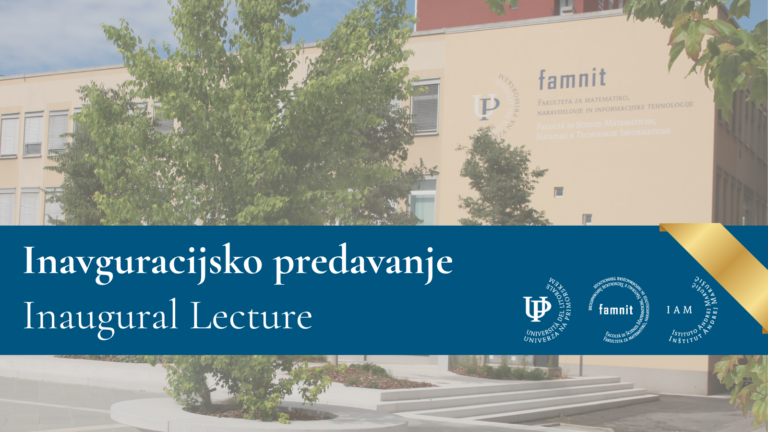 Inavguracijsko predavanje prof. dr. Jernej Vičič