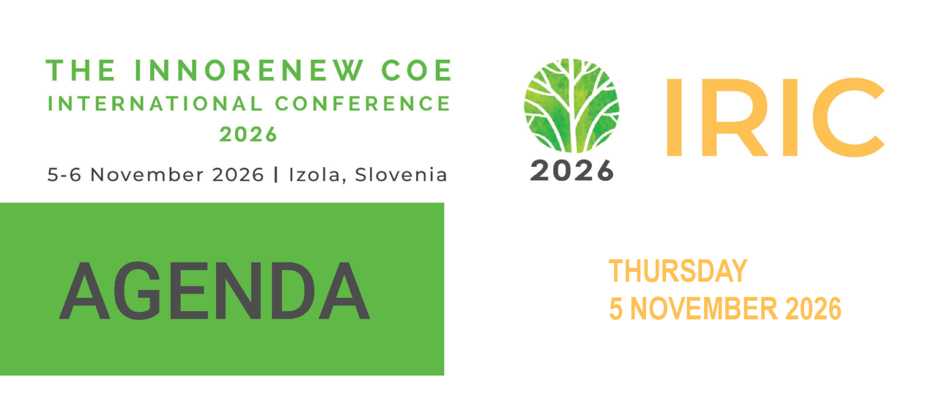 Znan je program mednarodne konference IRIC2026